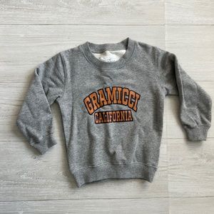 NWT GRAMICCI Kids' Logo Sweatshirt CALIFORNIA